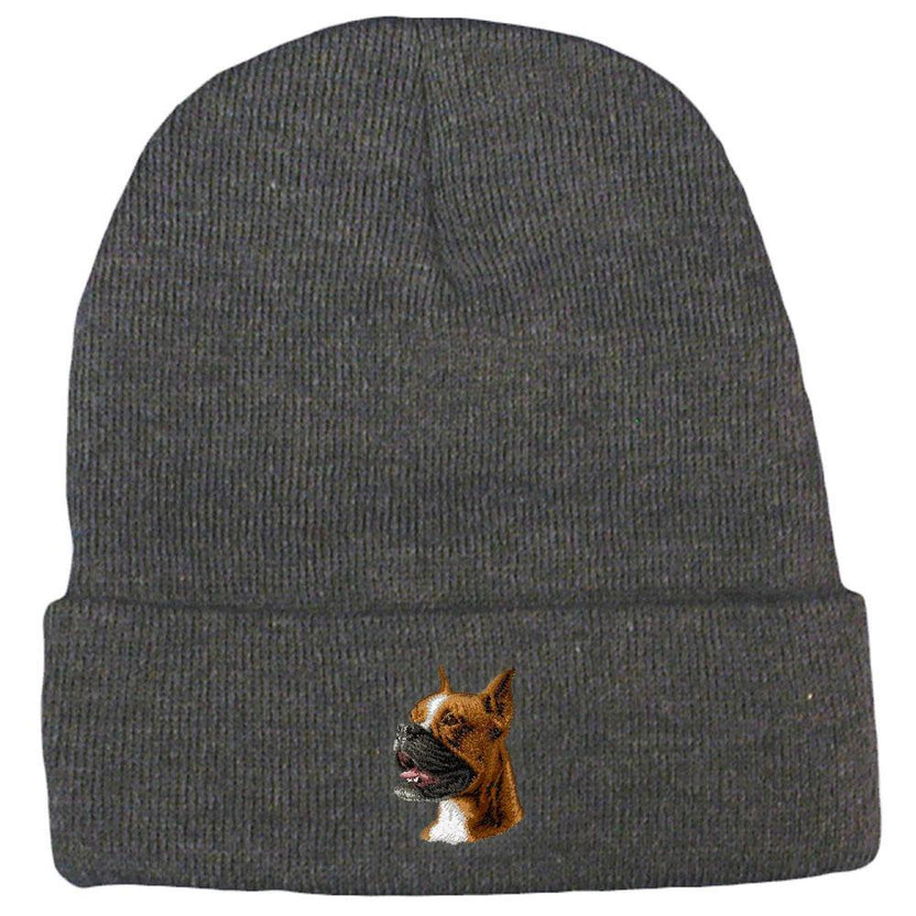 Boxer Embroidered Beanies Akc Shop