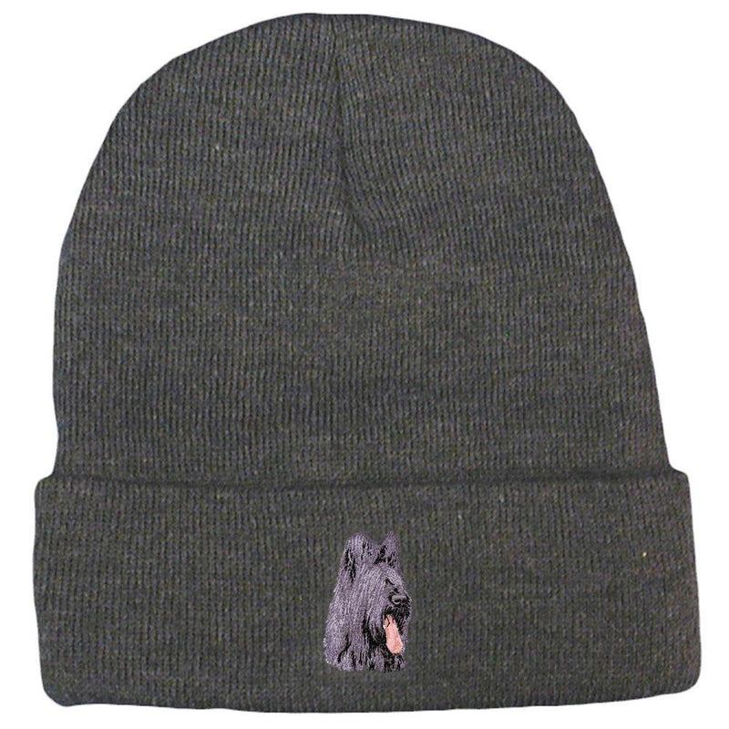 Briard Embroidered Beanies
