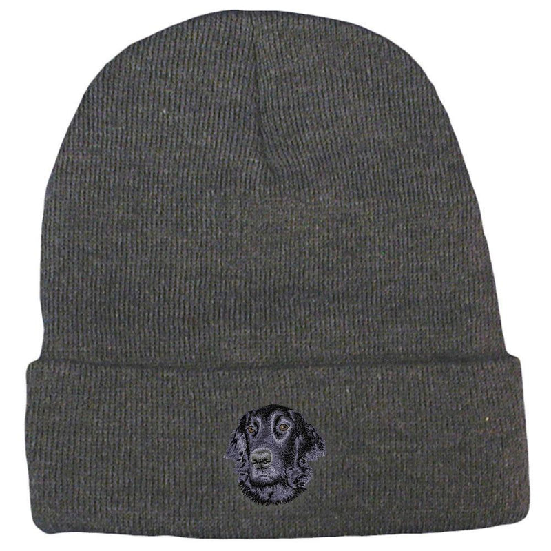 Flat Coated Retriever Embroidered Beanies