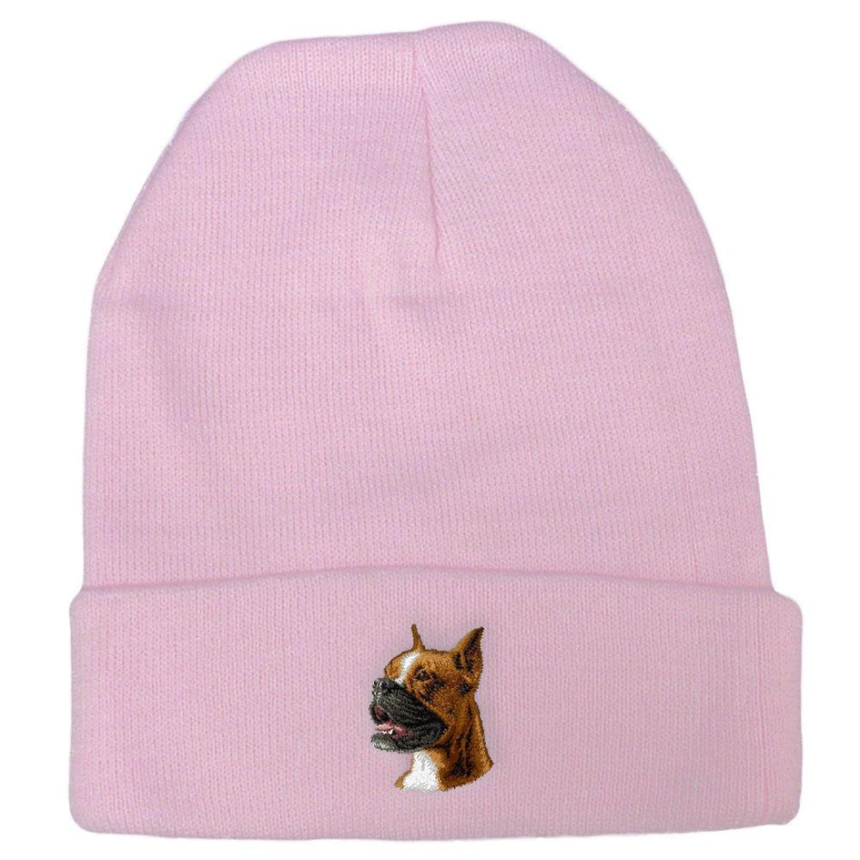 Embroidered Beanies Pink  Boxer D19