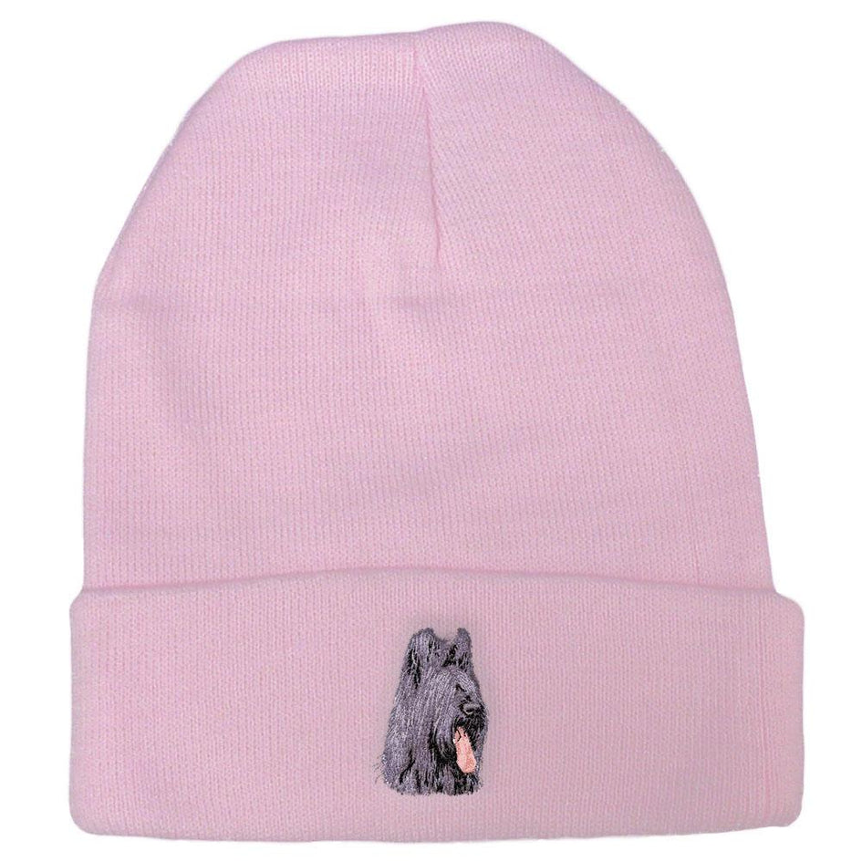 Embroidered Beanies Pink  Briard D72