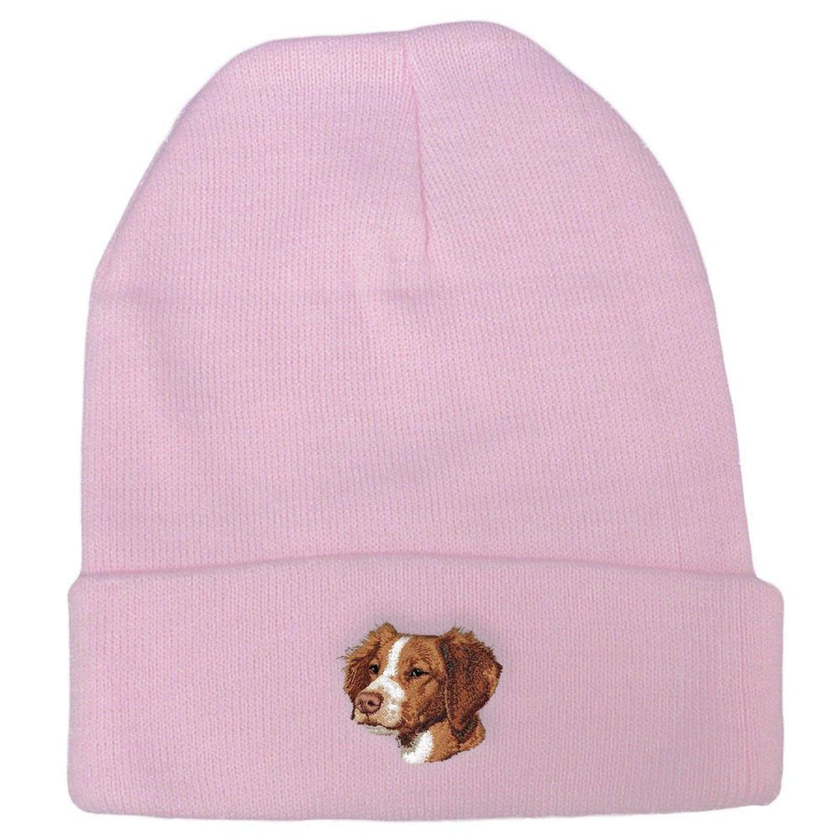 Embroidered Beanies Pink  Brittany D102