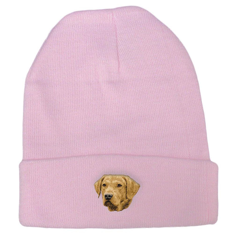 Embroidered Beanies Pink  Chesapeake Bay Retriever D143
