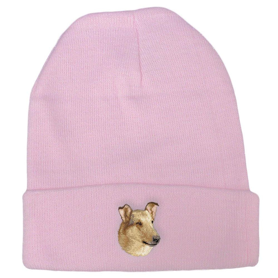 Embroidered Beanies Pink  Collie D150