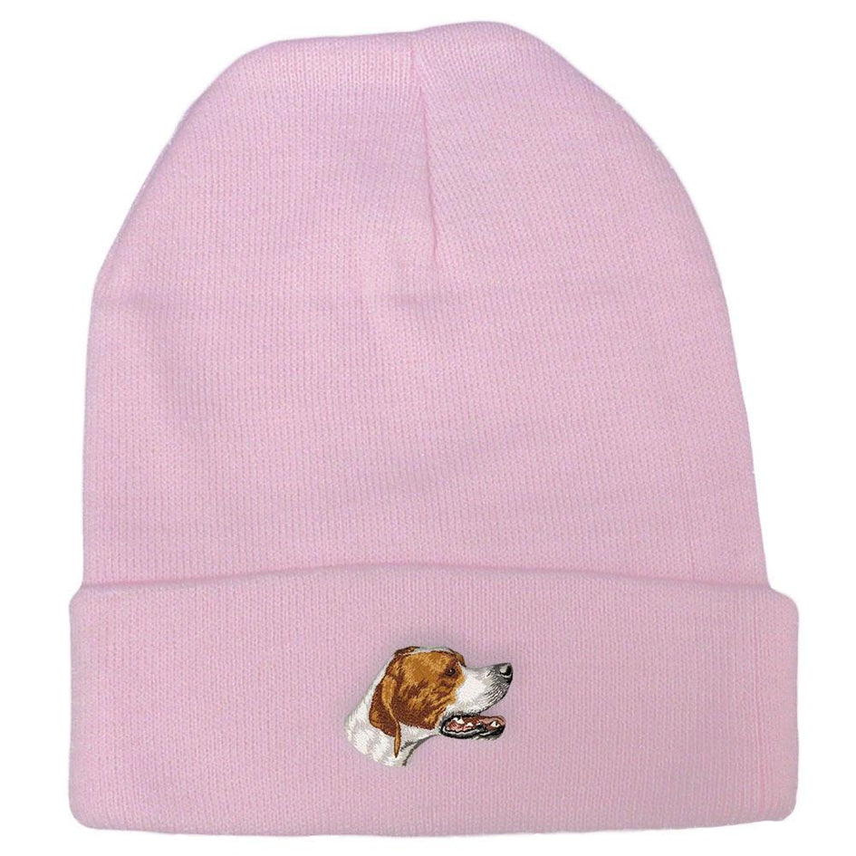 Embroidered Beanies Pink  Pointer DV465