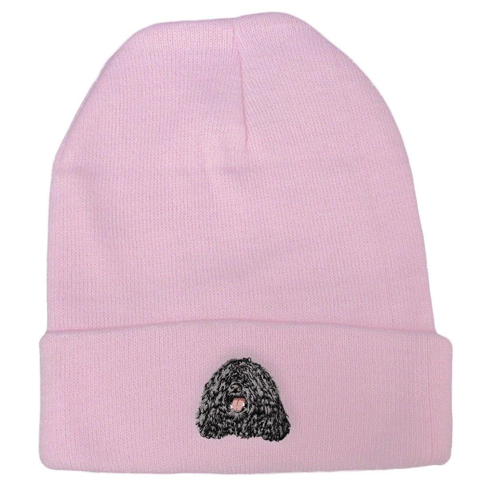 Embroidered Beanies Pink  Puli D149