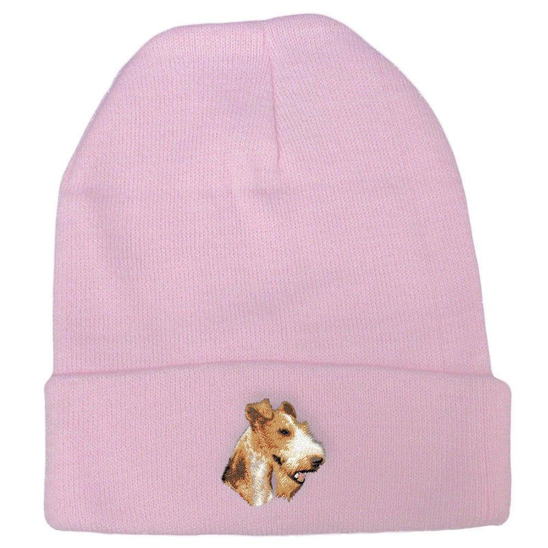 Wire Fox Terrier Embroidered Beanies