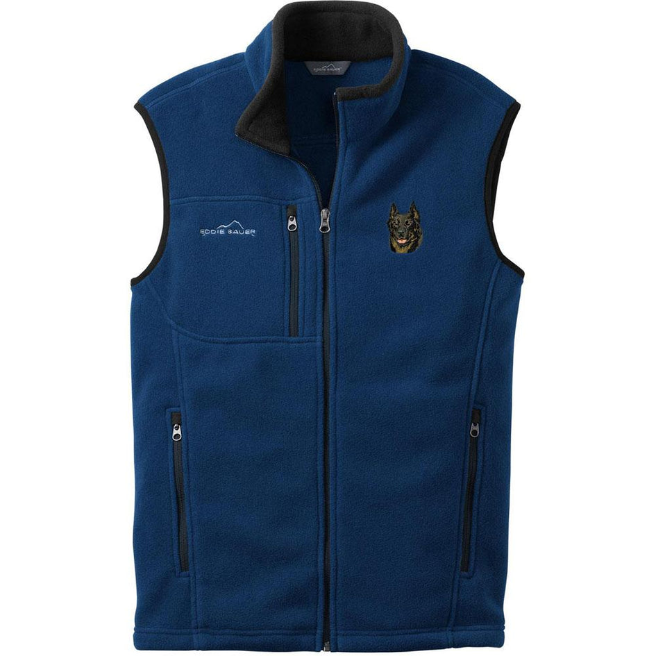 Embroidered Mens Fleece Vests Blackberry 3X Large Beauceron DV165