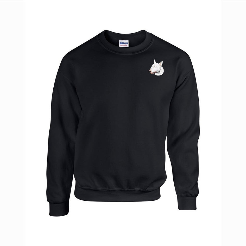 Bull Terrier Embroidered Unisex Crewneck Sweatshirt