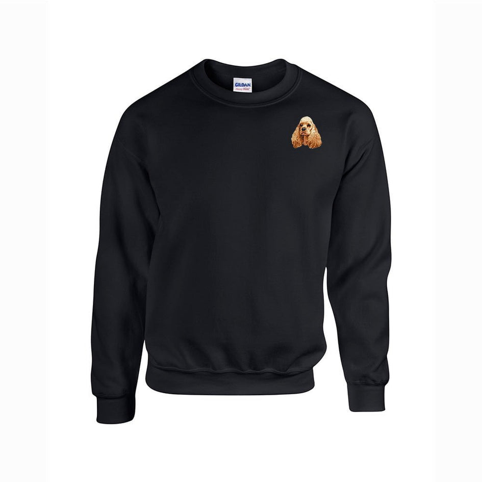 Cocker Spaniel Embroidered Unisex Crewneck Sweatshirt