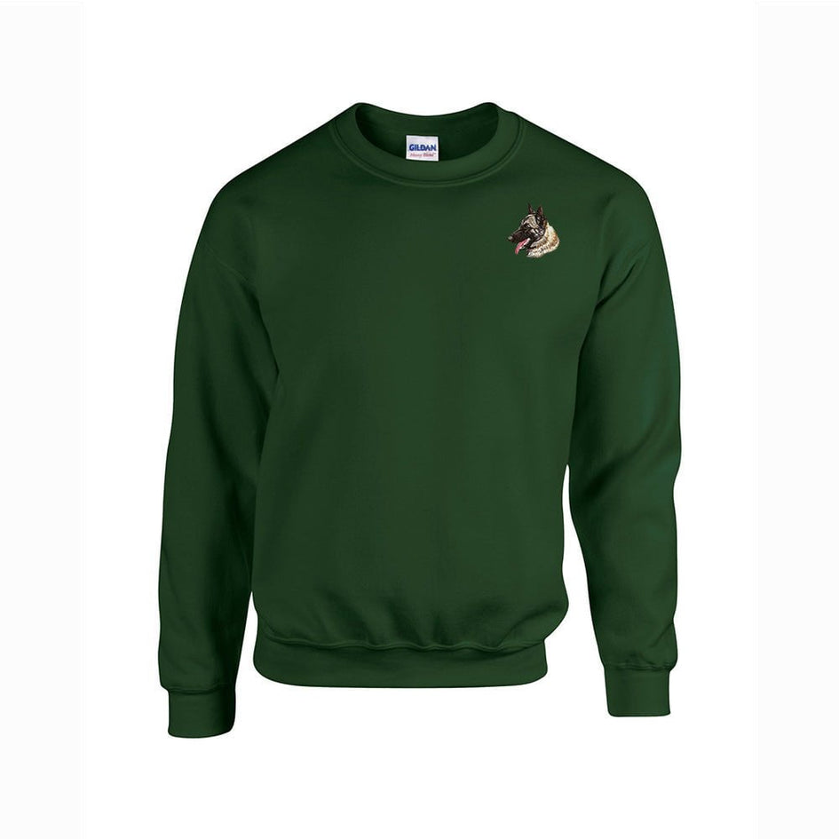 Belgian Malinois Embroidered Unisex Crewneck Sweatshirt