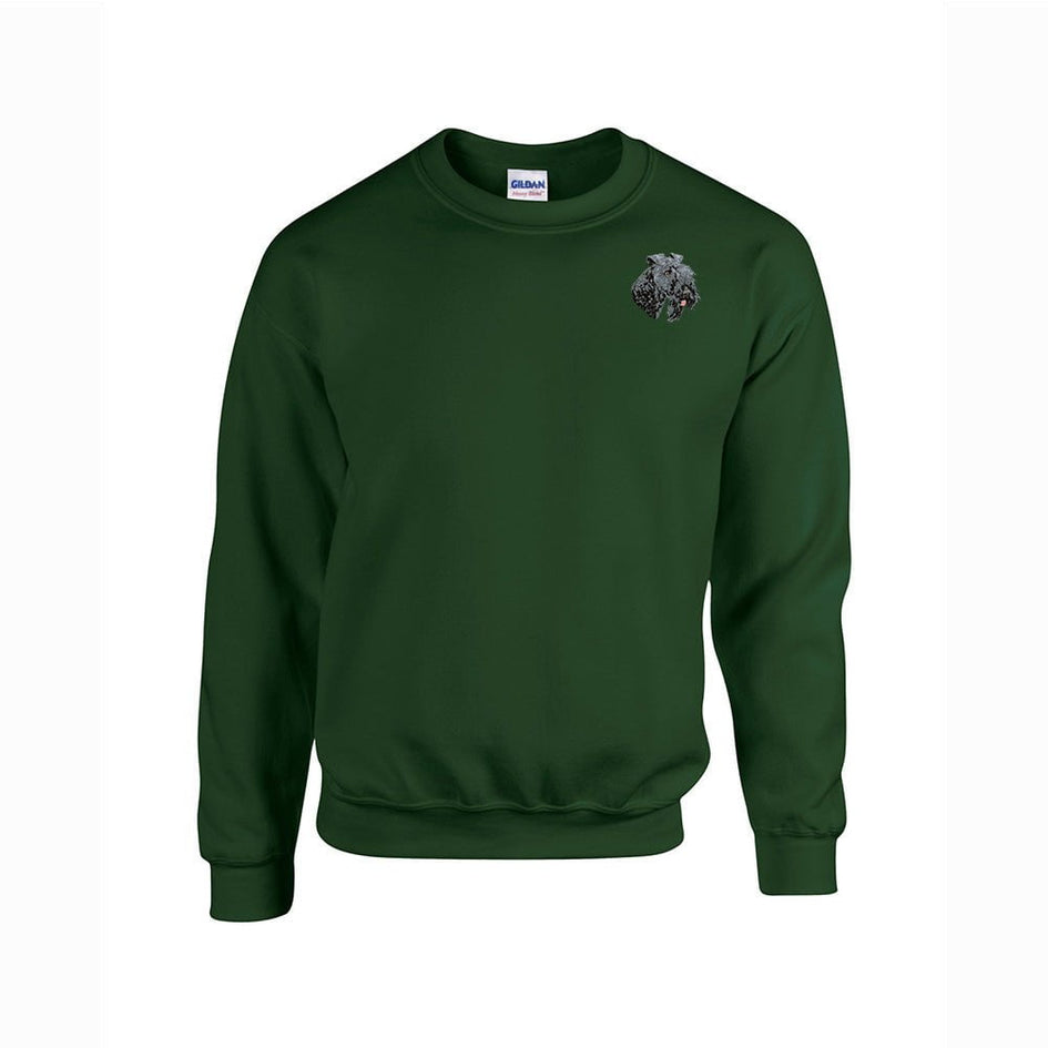 Kerry Blue Terrier Embroidered Unisex Crewneck Sweatshirt