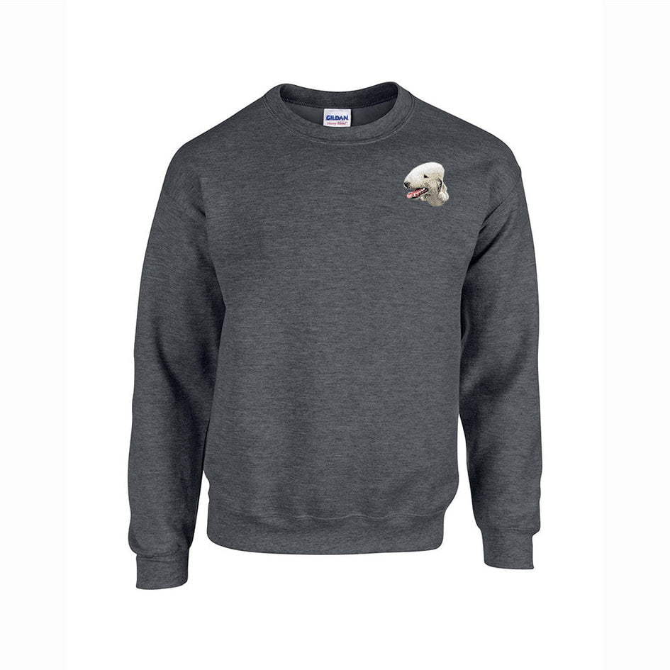 Bedlington Terrier Embroidered Unisex Crewneck Sweatshirt