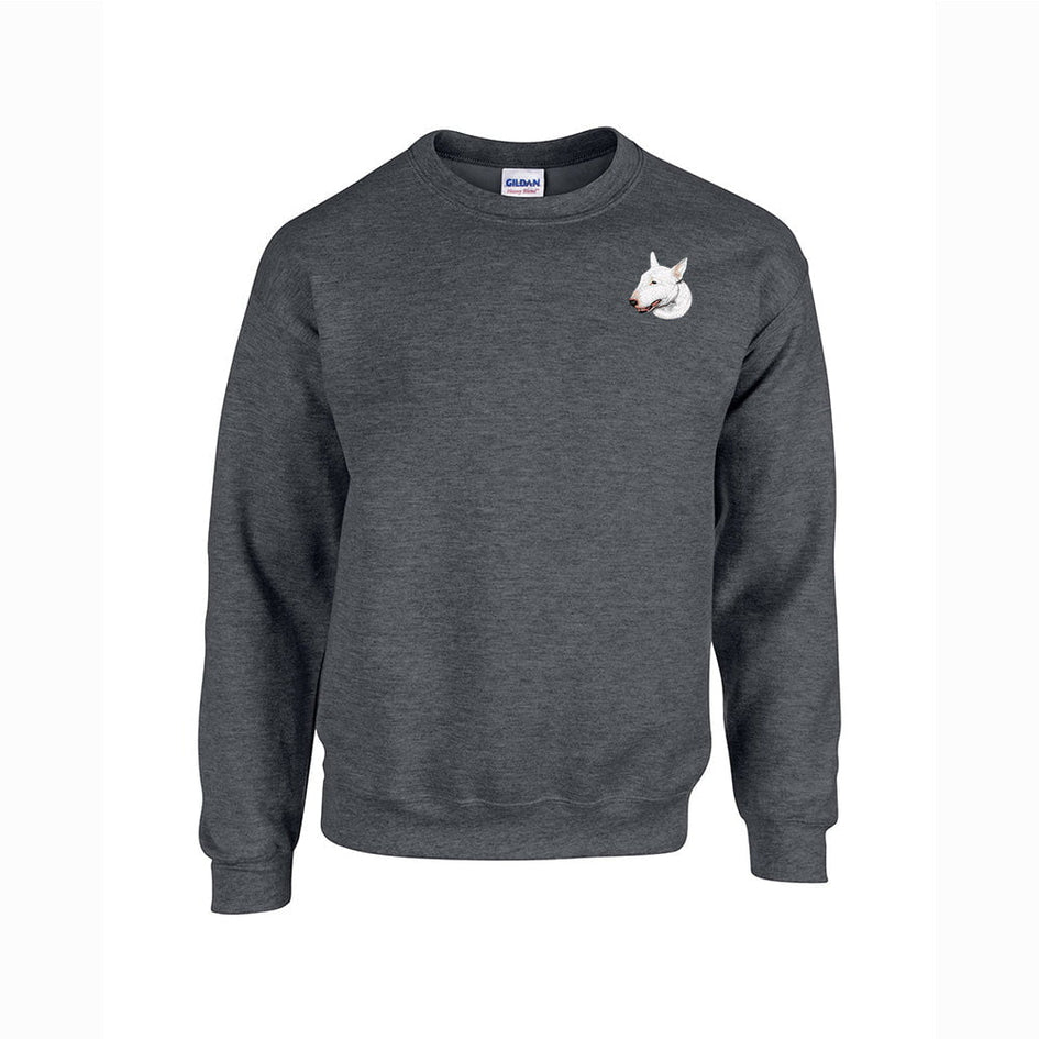 Bull Terrier Embroidered Unisex Crewneck Sweatshirt