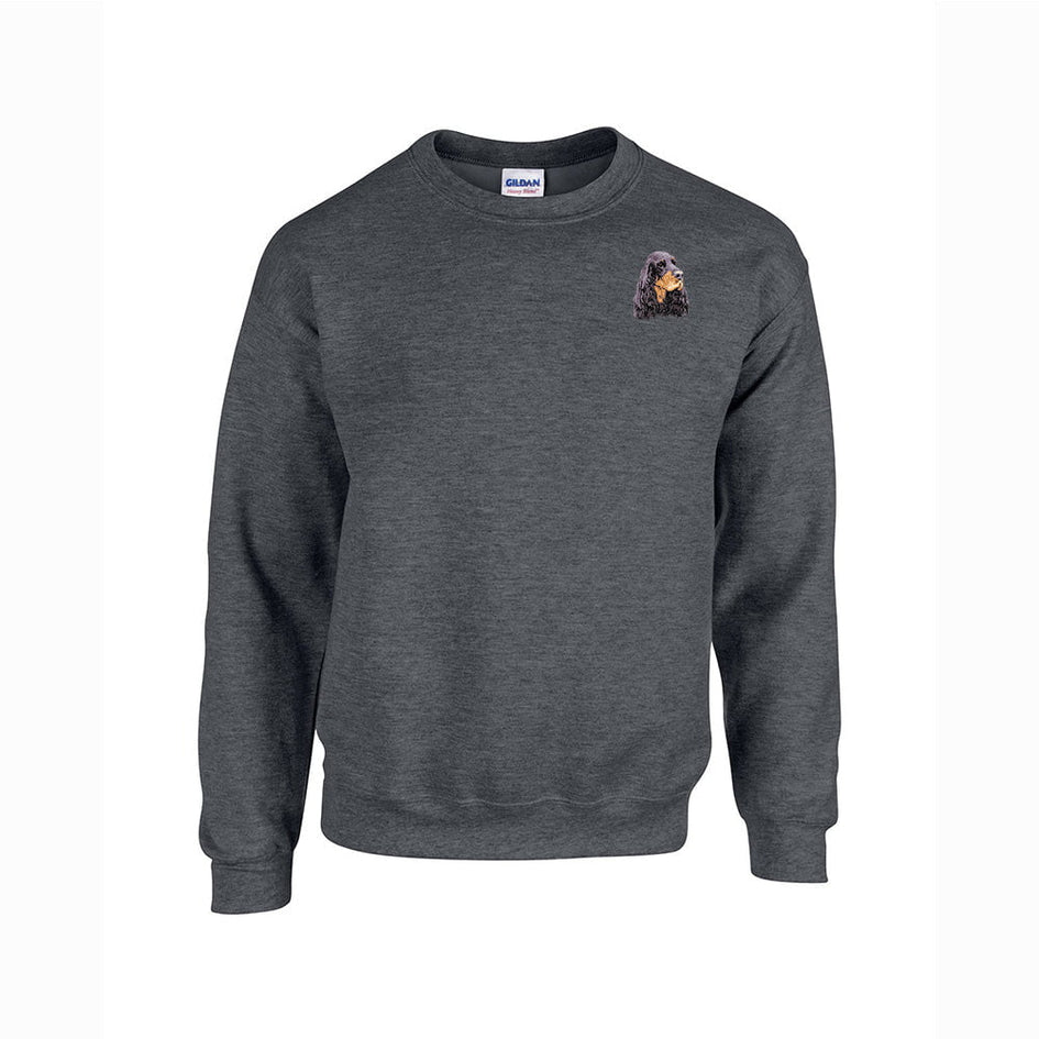 Gordon Setter Embroidered Unisex Crewneck Sweatshirt