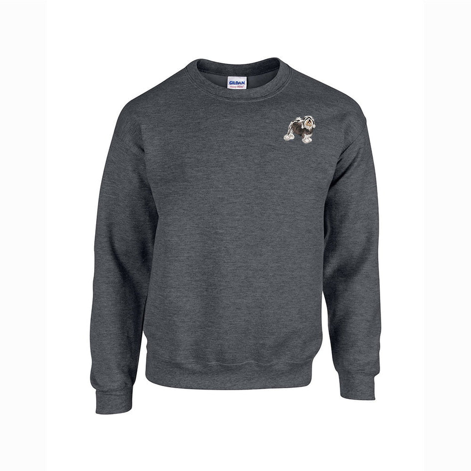 Lowchen Embroidered Unisex Crewneck Sweatshirt