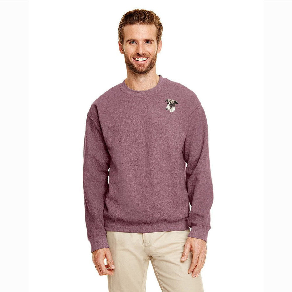 Greyhound Embroidered Unisex Crewneck Sweatshirt