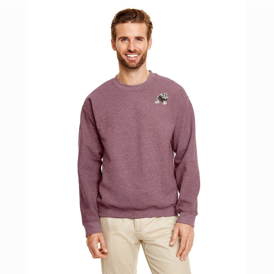 Lowchen Embroidered Unisex Crewneck Sweatshirt