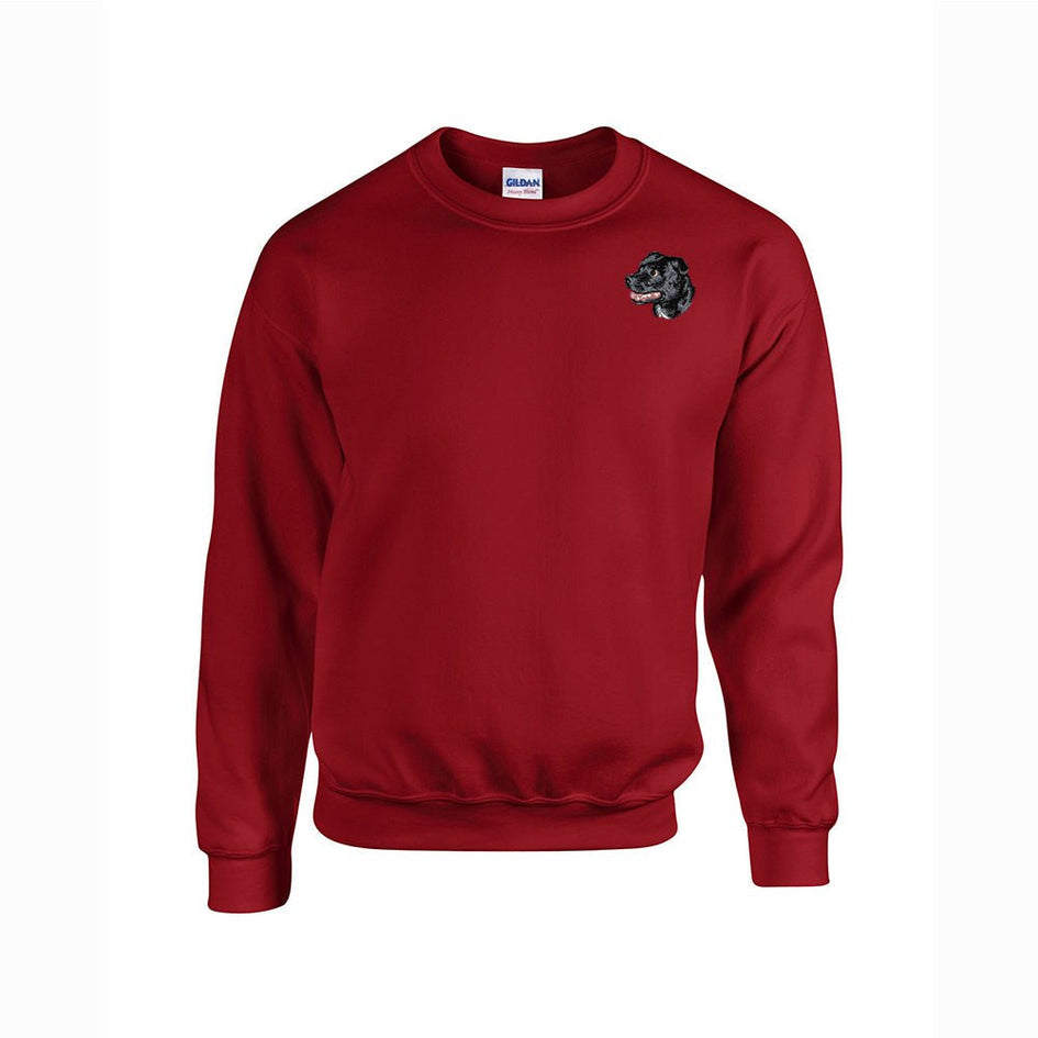 Staffordshire Bull Terrier Embroidered Unisex Crewneck Sweatshirt