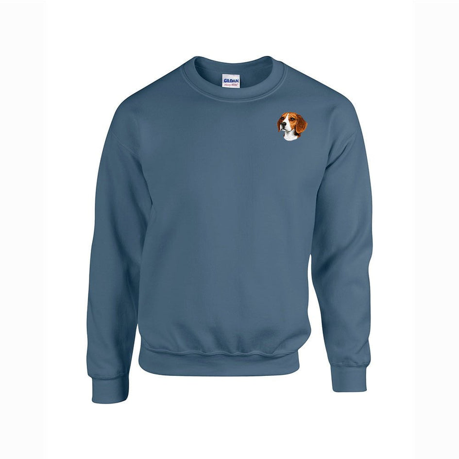 Beagle Embroidered Unisex Crewneck Sweatshirt