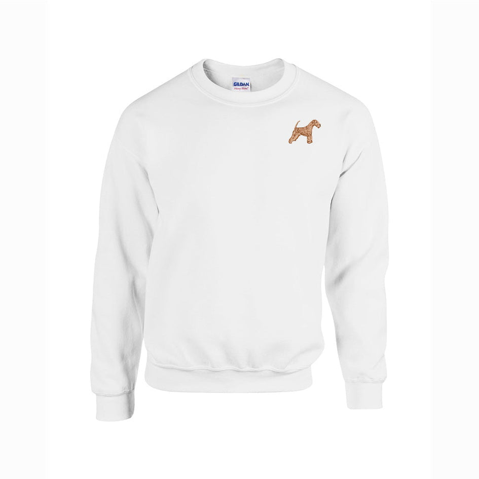 Lakeland Terrier Embroidered Unisex Crewneck Sweatshirt