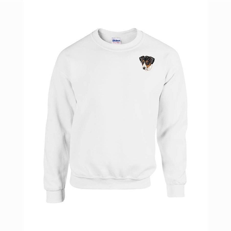 Parson Russell Terrier Embroidered Unisex Crewneck Sweatshirt