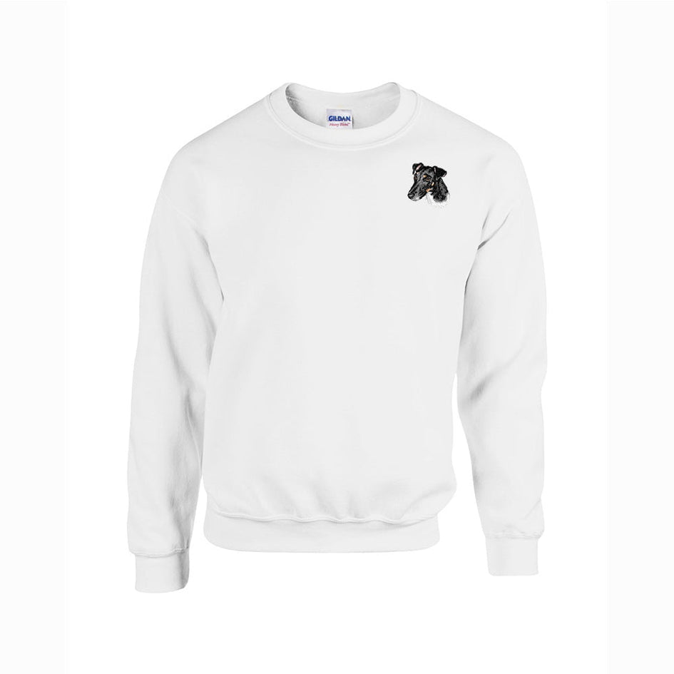 Smooth Fox Terrier Embroidered Unisex Crewneck Sweatshirt