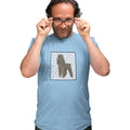 Brown Poodle Love Text - Adult Unisex T-Shirt