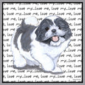 Shih Tzu Love Text - Adult Unisex T-Shirt