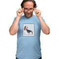 Basset Hound Love Text - Adult Unisex T-Shirt