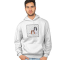 Cavalier King Charles Spaniel Love Text - Adult Unisex Hoodie Sweatshirt