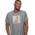 Golden Retriever Love Text - Adult Unisex T-Shirt