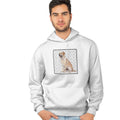 Yellow Labrador Retriever Love Text - Adult Unisex Hoodie Sweatshirt