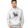 Scottish Terrier Love Text - Adult Unisex Hoodie Sweatshirt