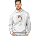 Shetland Sheepdog Love Text - Adult Unisex Hoodie Sweatshirt