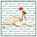Afghan Hound Happy Howlidays Text - Women's V-Neck T-Shirt
