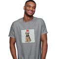 Airedale Terrier Puppy Happy Howlidays Text - Adult Unisex T-Shirt