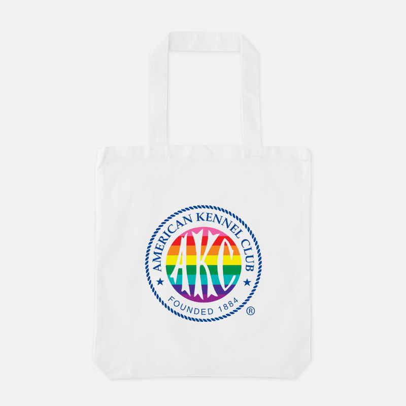 AKC Rainbow Logo Tote Bag