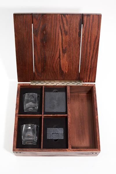 Akita Laser Engraved Whiskey Box
