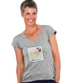 Akita Happy Howlidays Text - Women's V-Neck T-Shirt