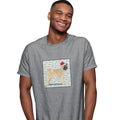 Akita Happy Howlidays Text - Adult Unisex T-Shirt