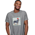 Australian Cattle Dog Happy Howlidays Text - Adult Unisex T-Shirt
