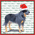 Australian Cattle Dog Happy Howlidays Text - Adult Unisex T-Shirt