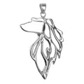 Afghan Hound Sterling Silver Cut Out Pendants