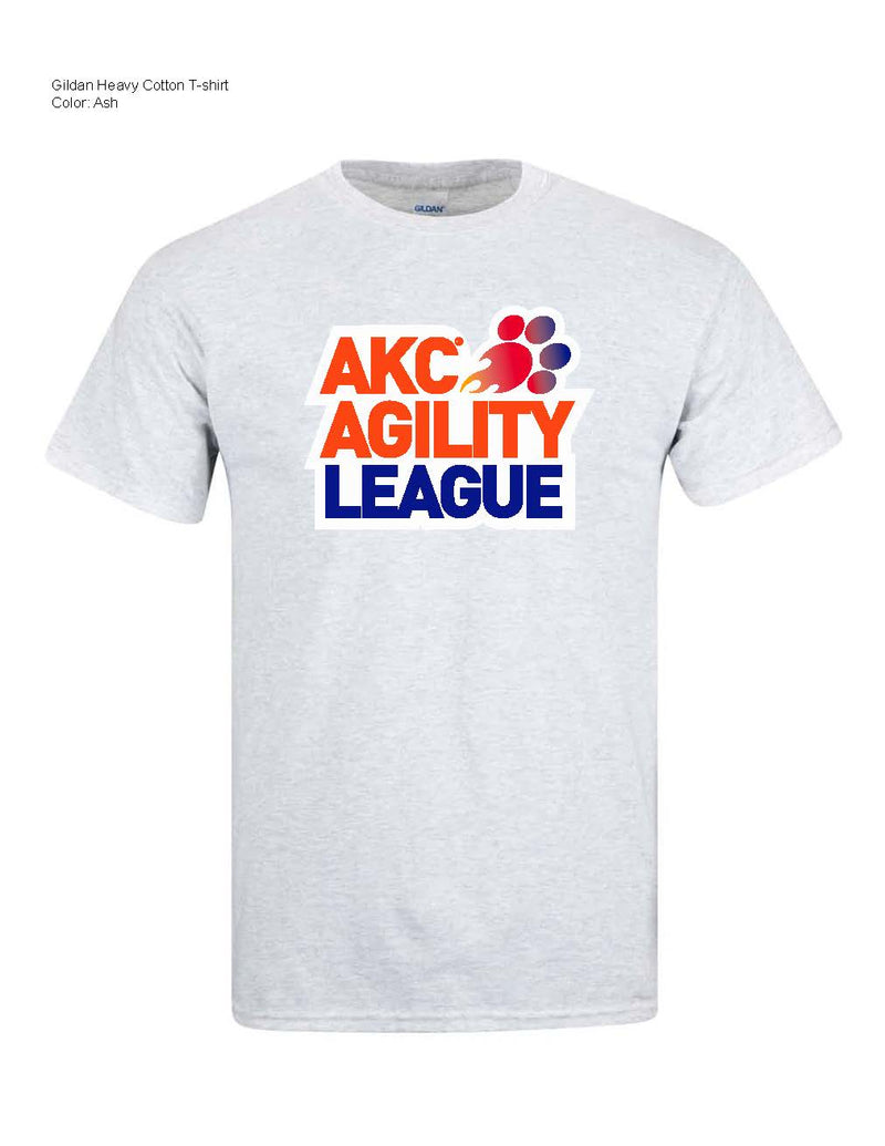 AKC Agility League T-Shirt - Ash Grey - 2XLarge