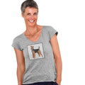Airedale Terrier Love Text - Women's V-Neck T-Shirt