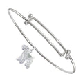 Airedale Terrier Bangle Bracelet