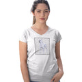 American Bulldog Love Text - Women's V-Neck T-Shirt