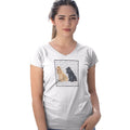 Cocker Spaniel Love Text - Women's V-Neck T-Shirt