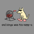 And Bingo Was His Name-O - Ladies Curvy V-Neck Tee